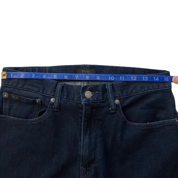 Hampton Relaxed Straight Stretch Jean Polo Ralph Lauren 30 Waist X 28 Inseam - Picture 5 of 17